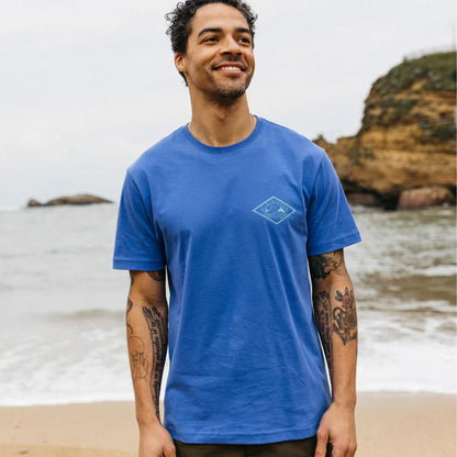 Finisterre - Diamond Logo Tee Mens - Lake FM4654-LK