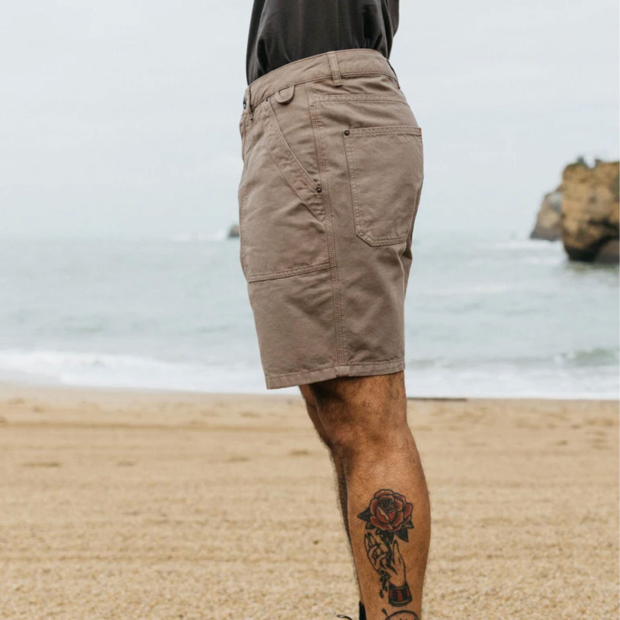 Finisterre Mens Basset Shorts Woodsmoke