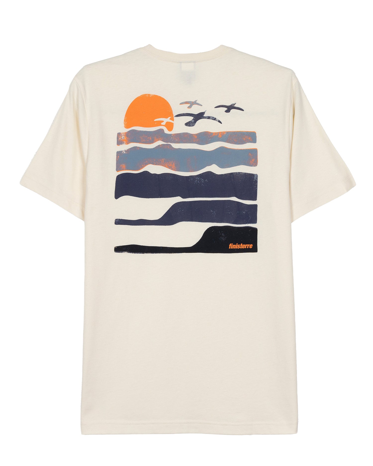 Waves SS Tee Mens - Ecru