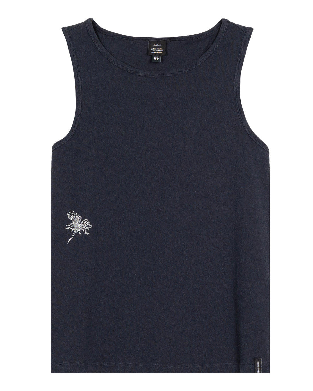 Floral Marine Kea Vest Womens - Navy
