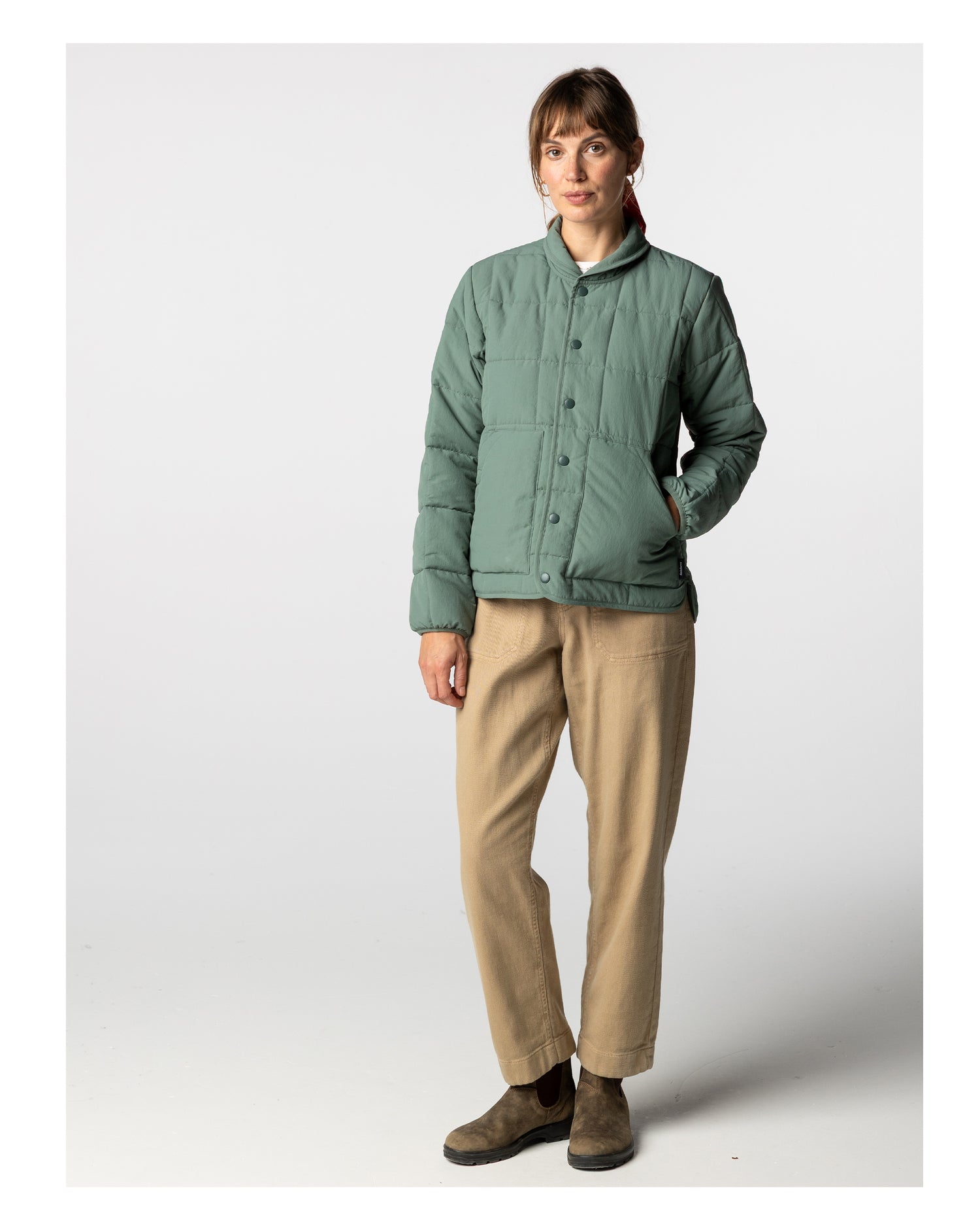 Lapwing Jacket Womens - Sailboat Green