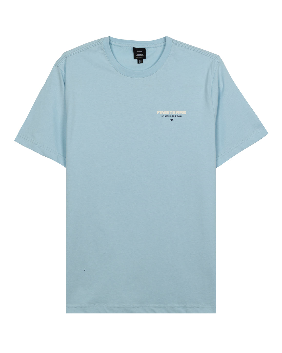 Letterpress SS Tee Mens - Sky