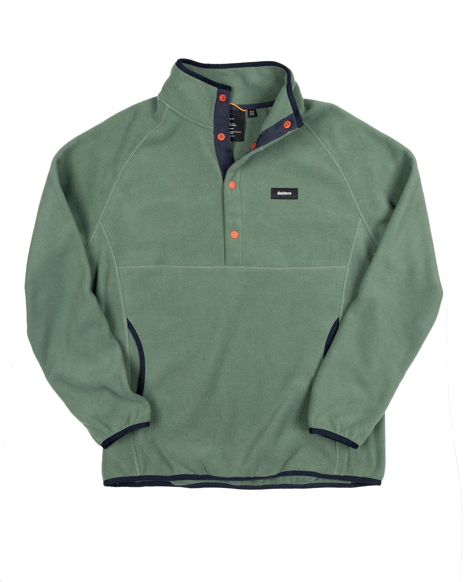 Axiom 1/4 Snap Fleece Mens - Sailboat Green