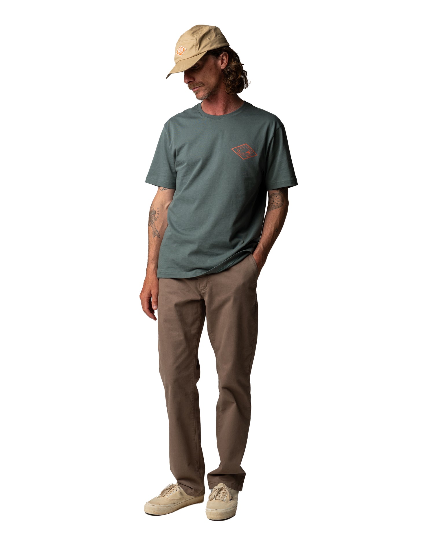 Diamond Logo Tee Mens - Deep Sea