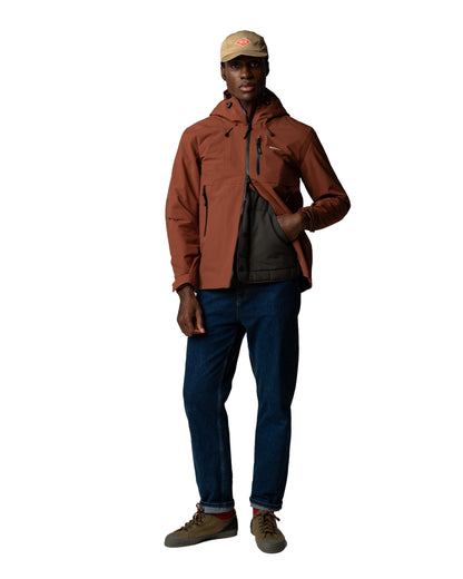 Stormbird Jacket Mens - Mahogany Brown