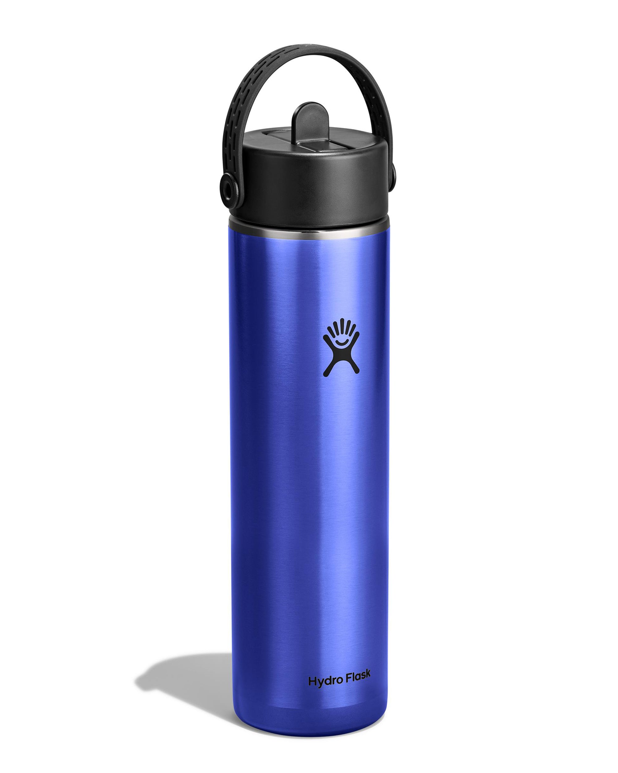 24oz Lightweight Wide Flex Straw Cap - Sapphire Blue