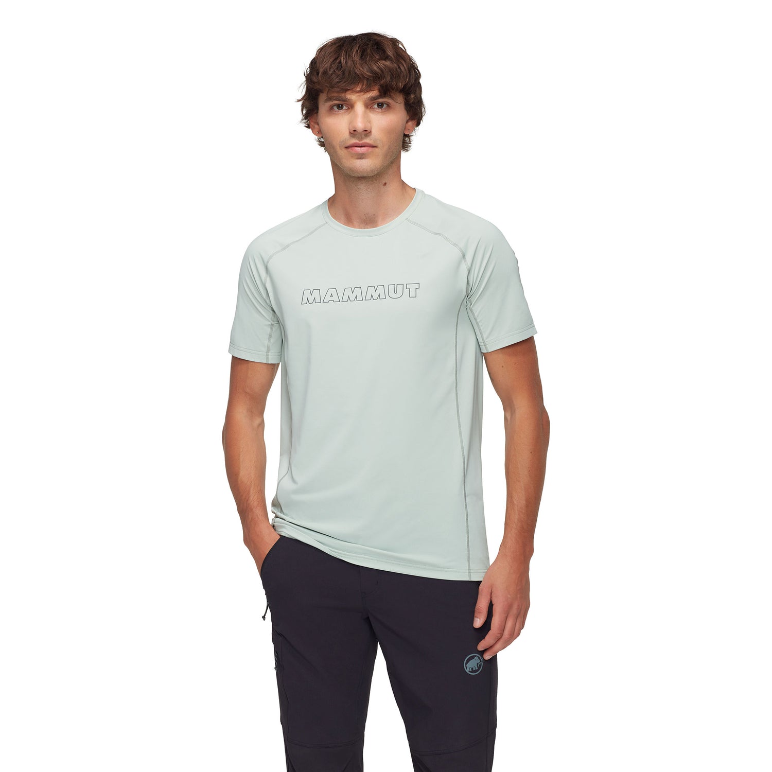 Selun FL T-Shirt Logo Mens - Silver Sage