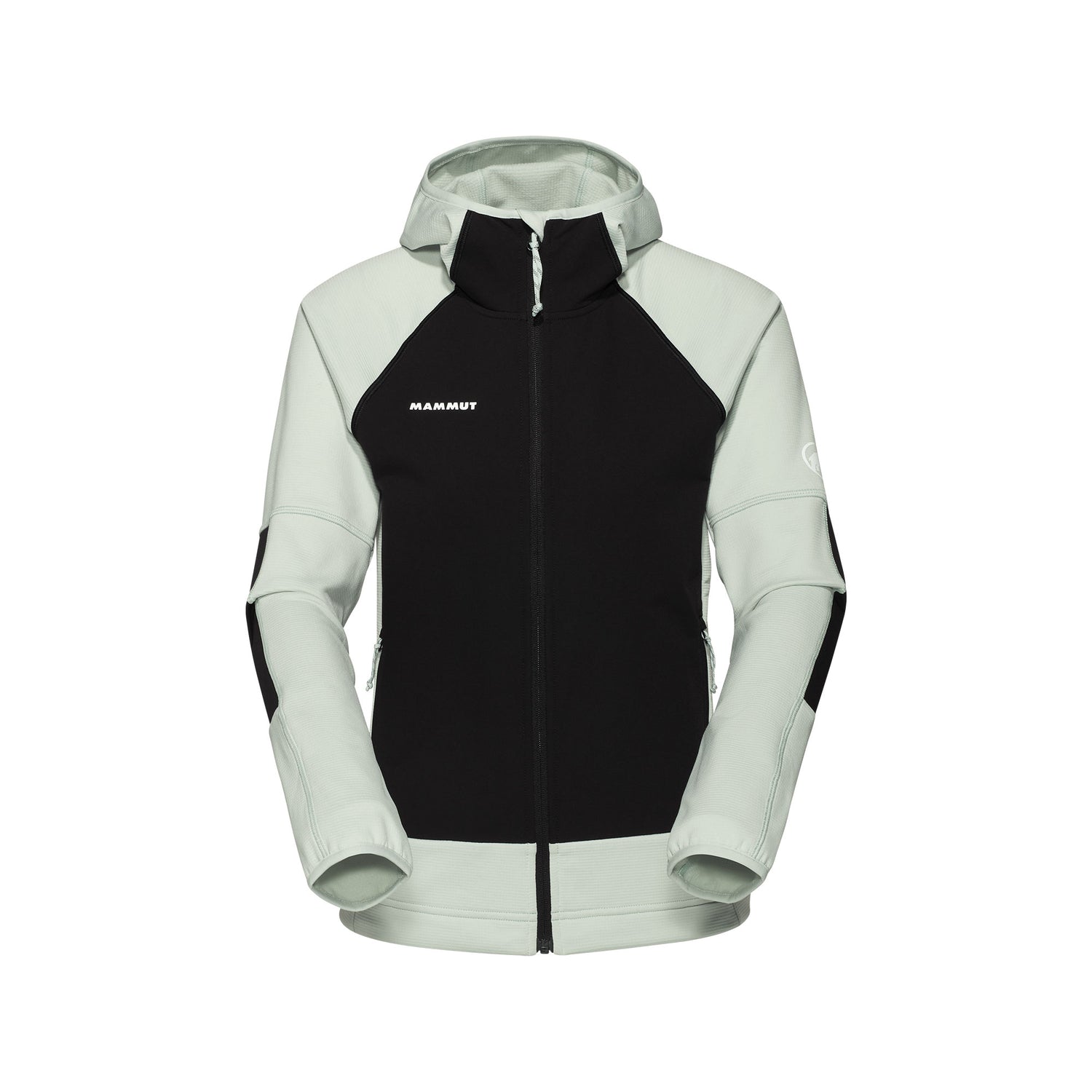 Massone ML Hooded Jacket Womens - Silver Sage-Black