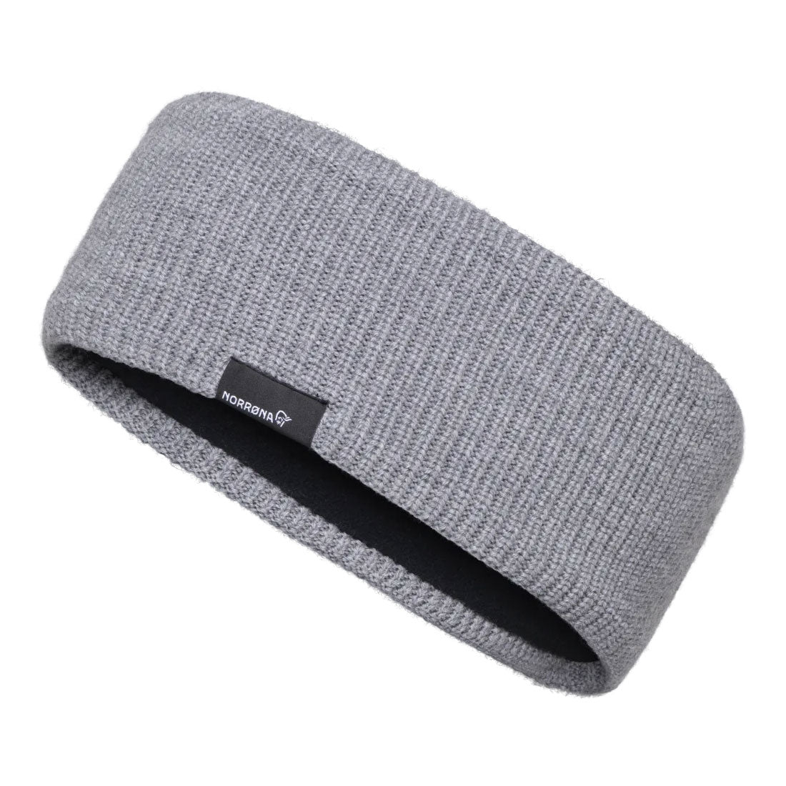 29 Heavy MerinoUll Headband - Grey Melange