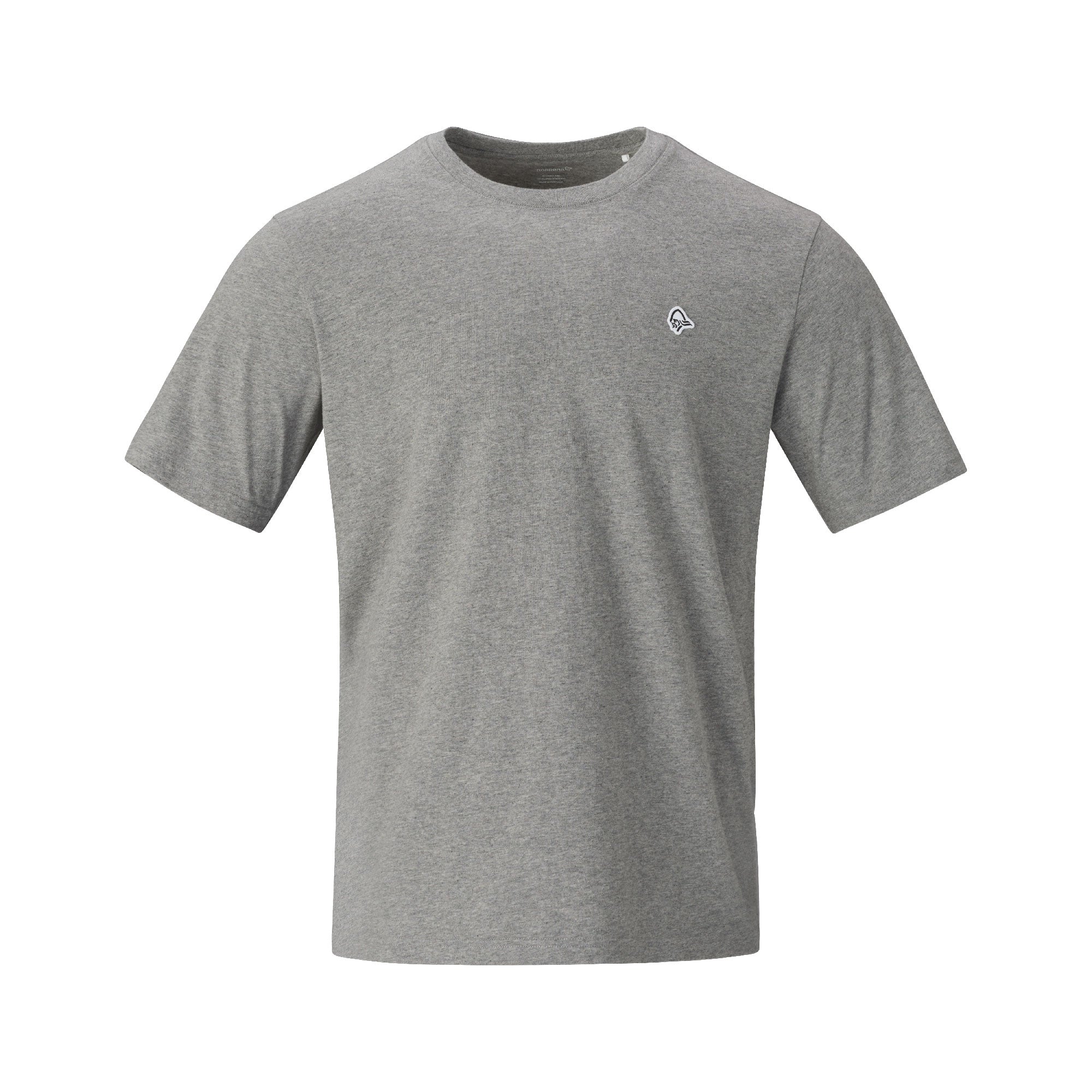 29 Cotton Viking Patch T-Shirt Mens - Grey Melange