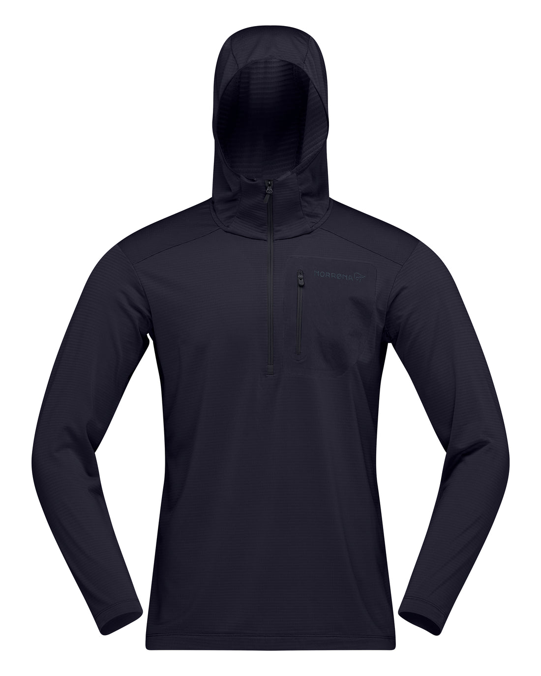 Falketind Warm1 Hood Mens - Caviar Black