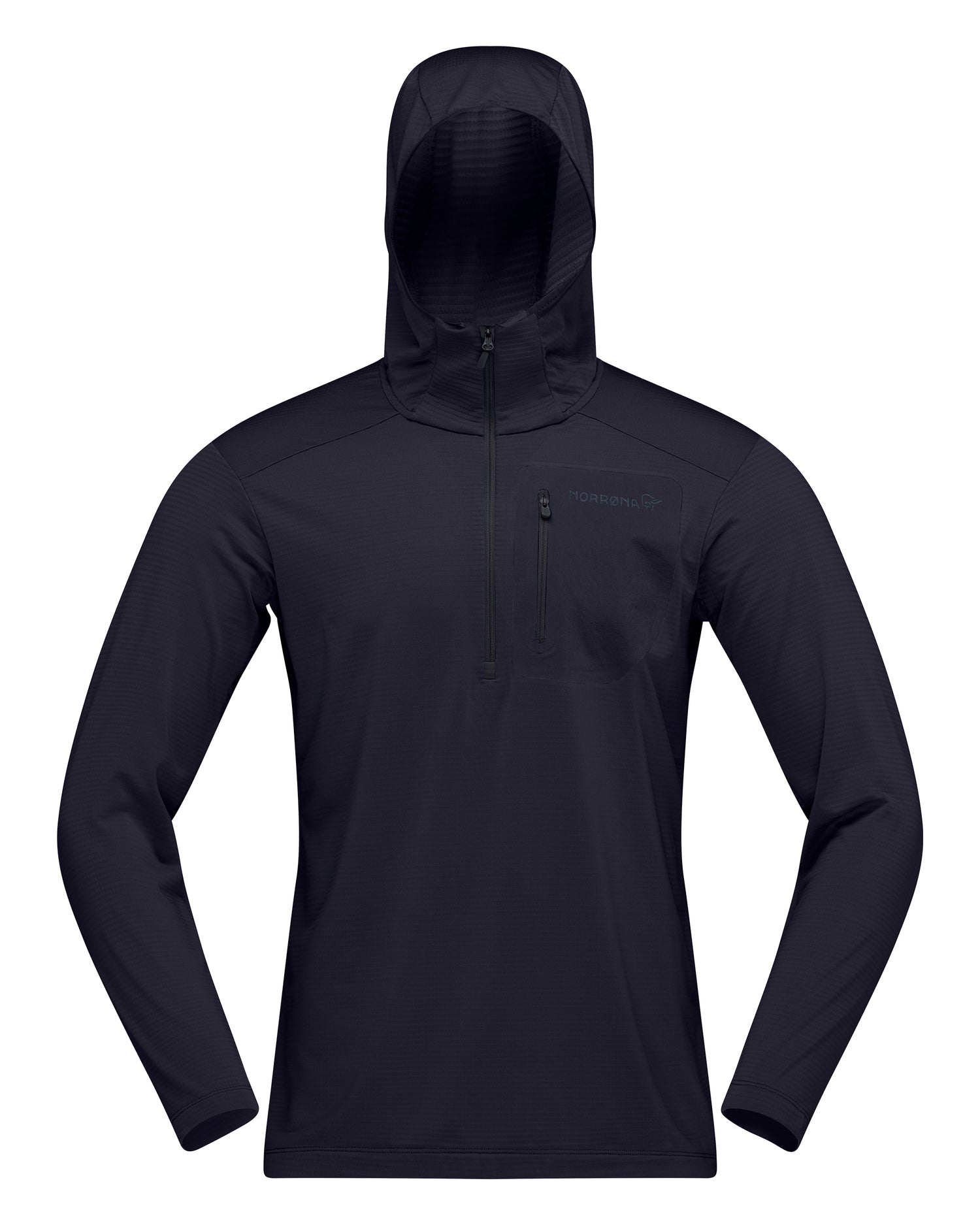 Falketind Warm1 Hood Mens - Caviar Black