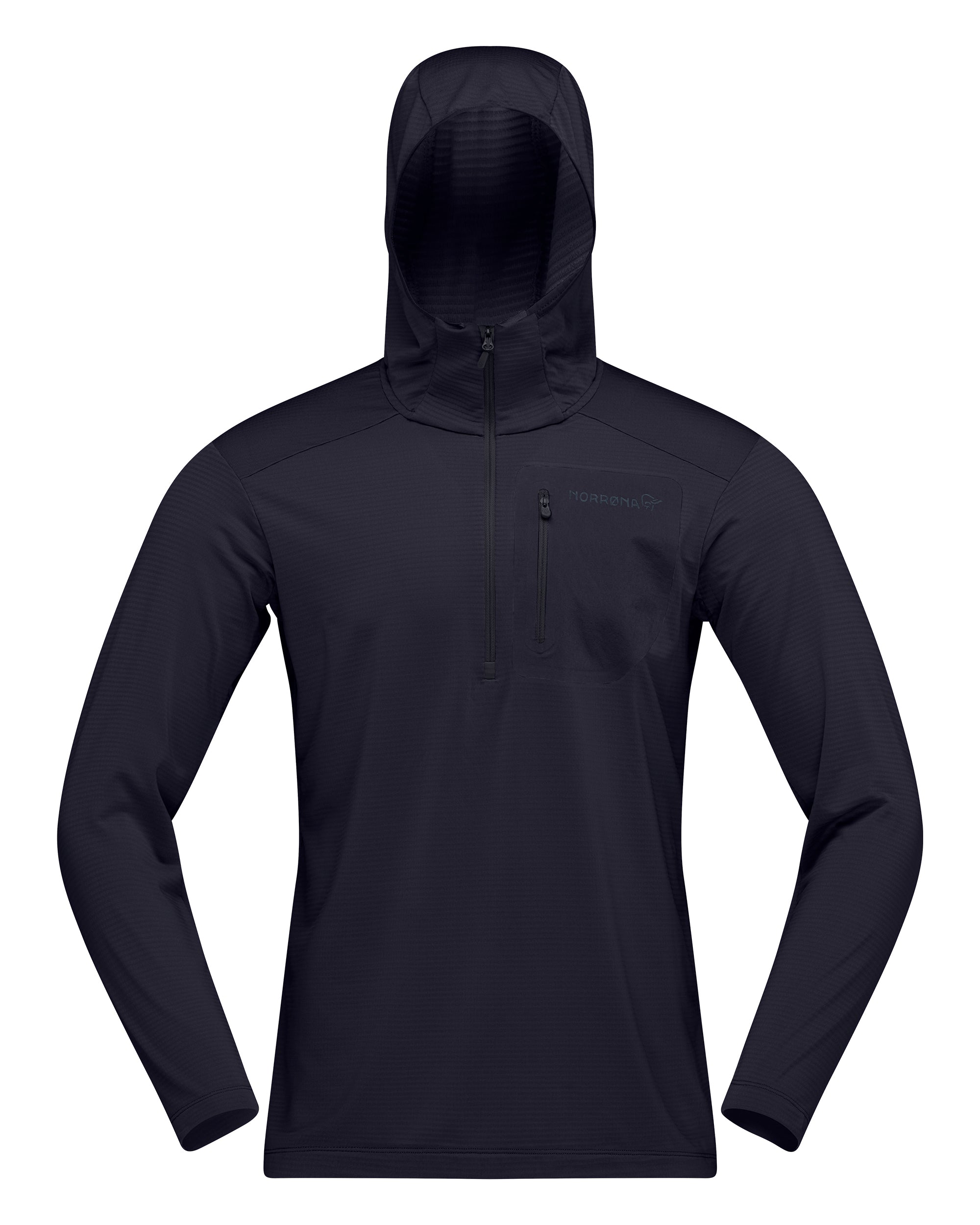 Falketind Warm1 Hood Mens - Caviar Black