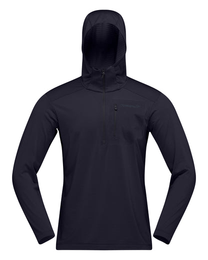 Falketind Warm1 Hood Mens - Caviar Black