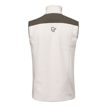 Trollveggen Warm3 Vest Mens - Whisper White