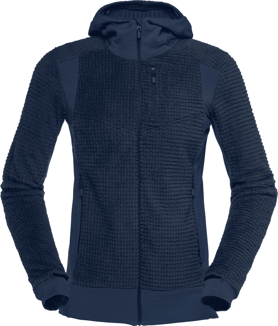 Falketind Alpha120 Zip Hood Womens - Indigo Night