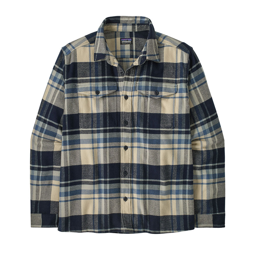 Fjord Flannel Shirt Mens - Hibernate: Sunken Blue