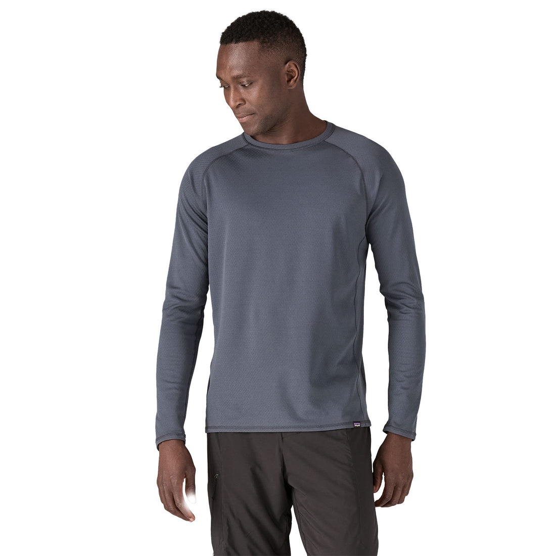 Capilene Midweight Crew Mens - Smolder Blue