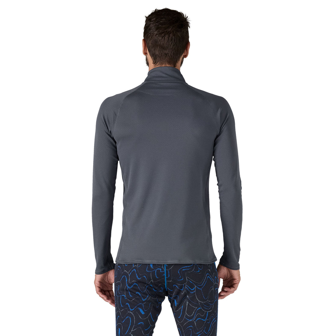 Capilene Midweight Zip Neck Mens - Smolder Blue