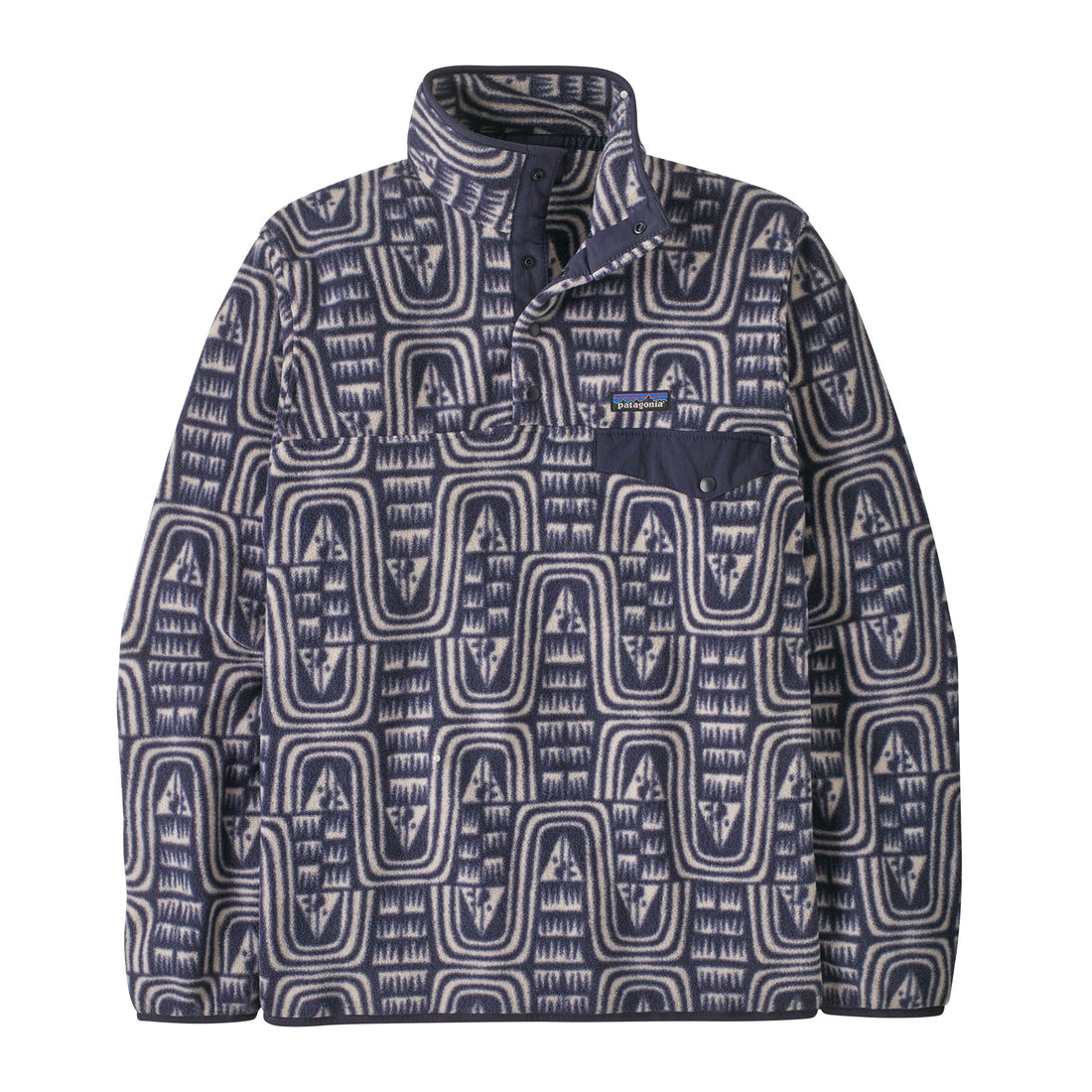 Lightweight Synchilla Snap-T Pullover Mens - Flow: Sunken Blue