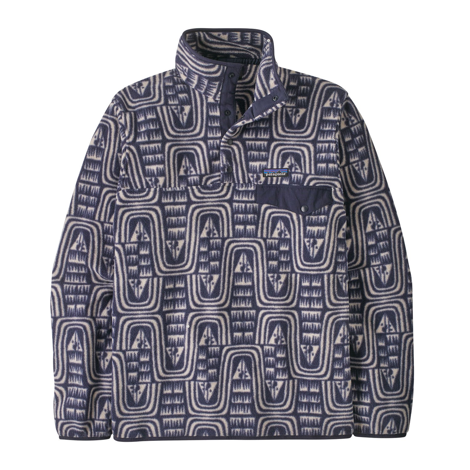 Lightweight Synchilla Snap-T Pullover Mens - Flow: Sunken Blue