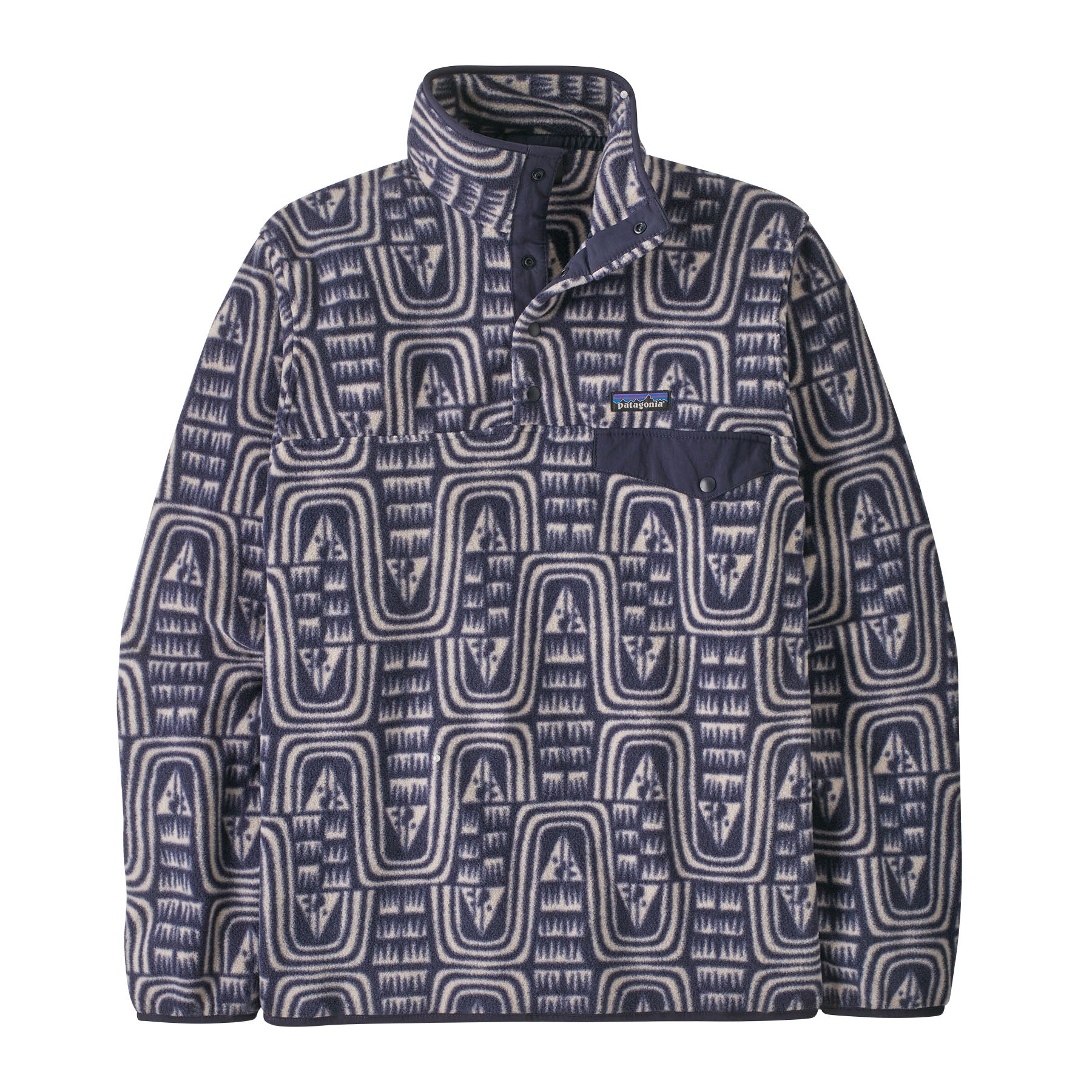 Lightweight Synchilla Snap-T Pullover Mens - Flow: Sunken Blue