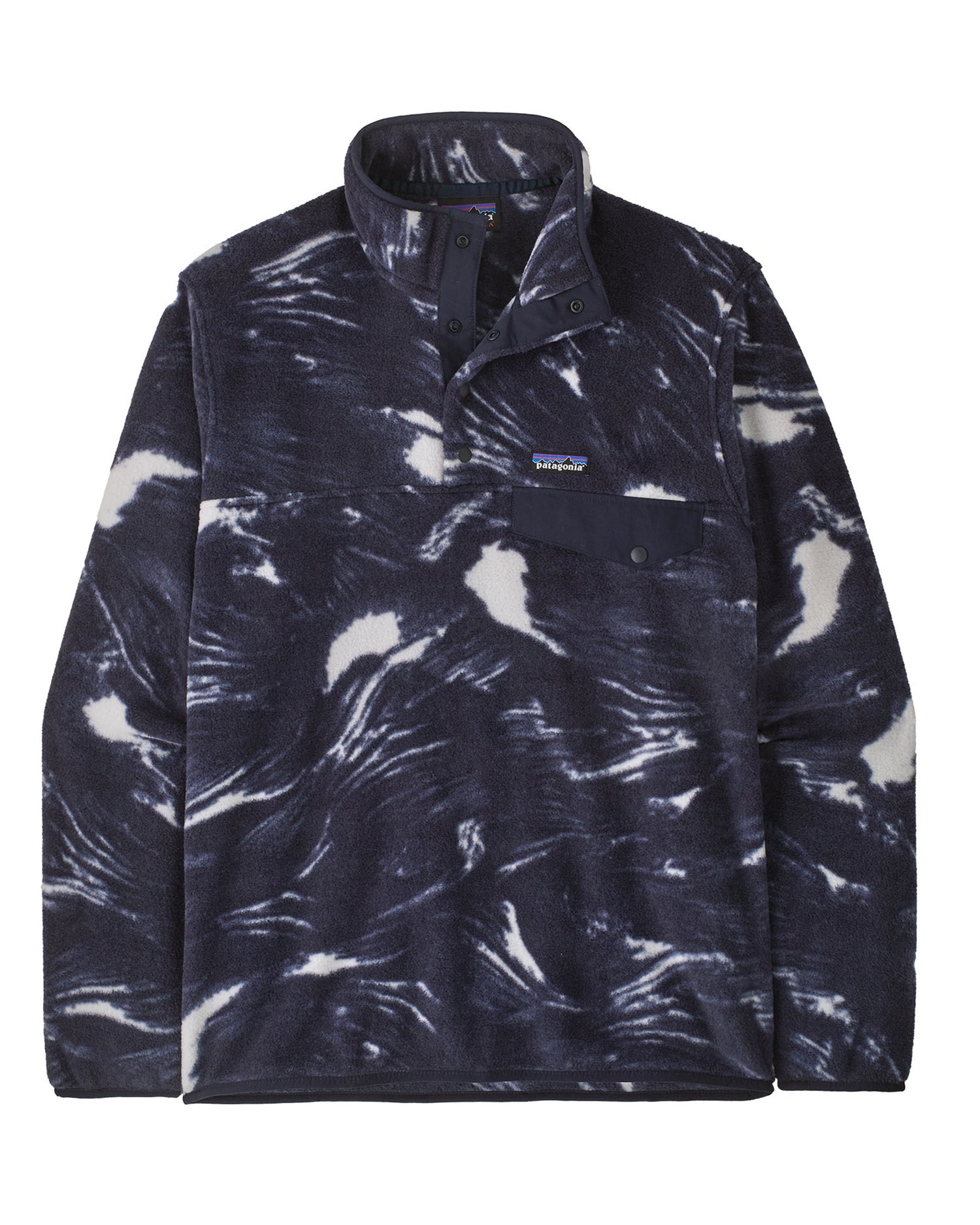 Lightweight Synchilla Snap-T Pullover Mens - Polar Breeze: Sunken Blue