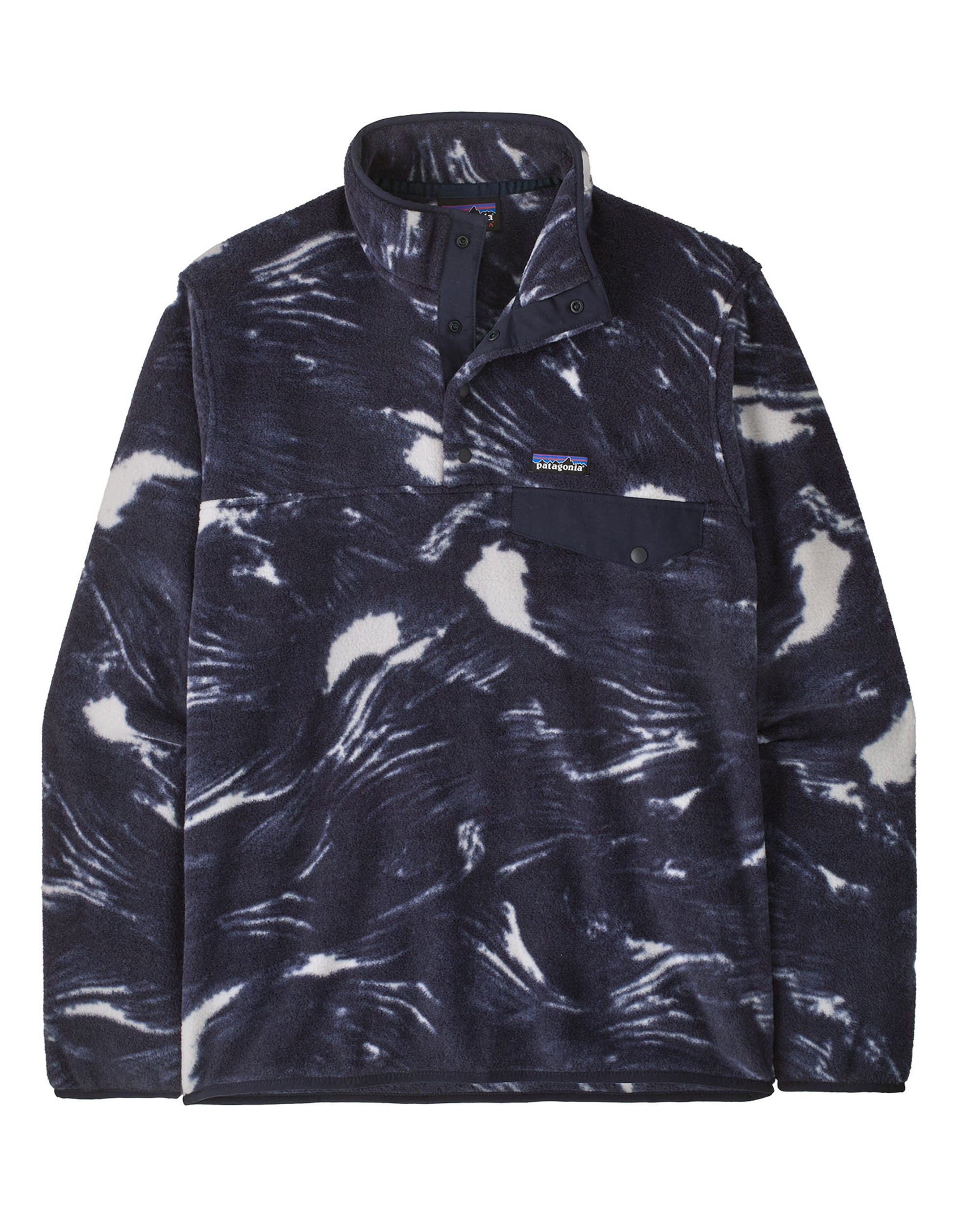 Lightweight Synchilla Snap-T Pullover Mens - Polar Breeze: Sunken Blue