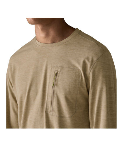 Long Sleeve Capilene Cool Sun Shirt Mens - Seabird Grey/Light Seabird Grey X-Dye