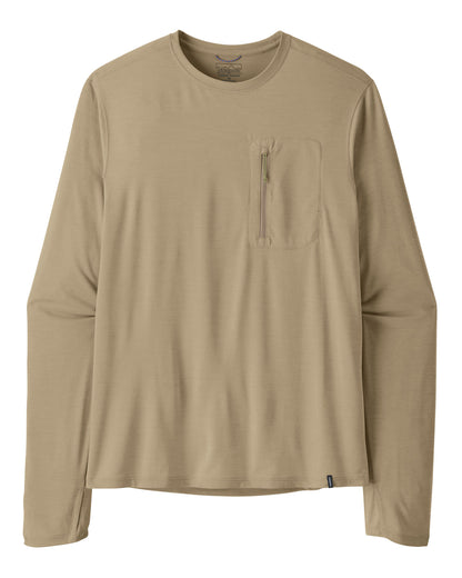 Long Sleeve Capilene Cool Sun Shirt Mens - Seabird Grey/Light Seabird Grey X-Dye