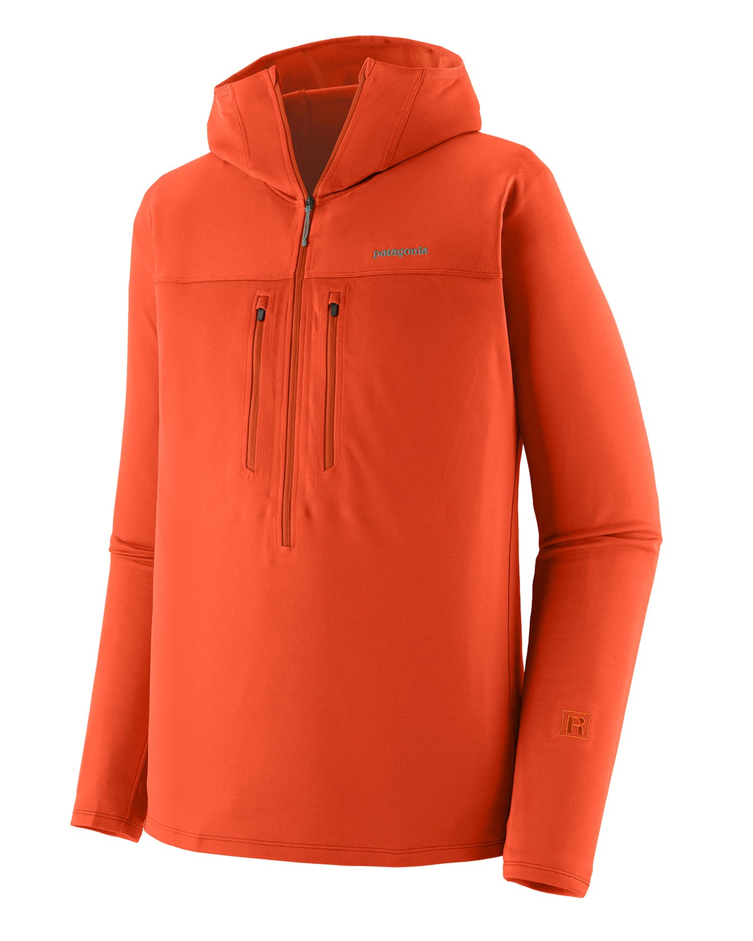 R1 Ultralight Hoody Mens - Coal Orange