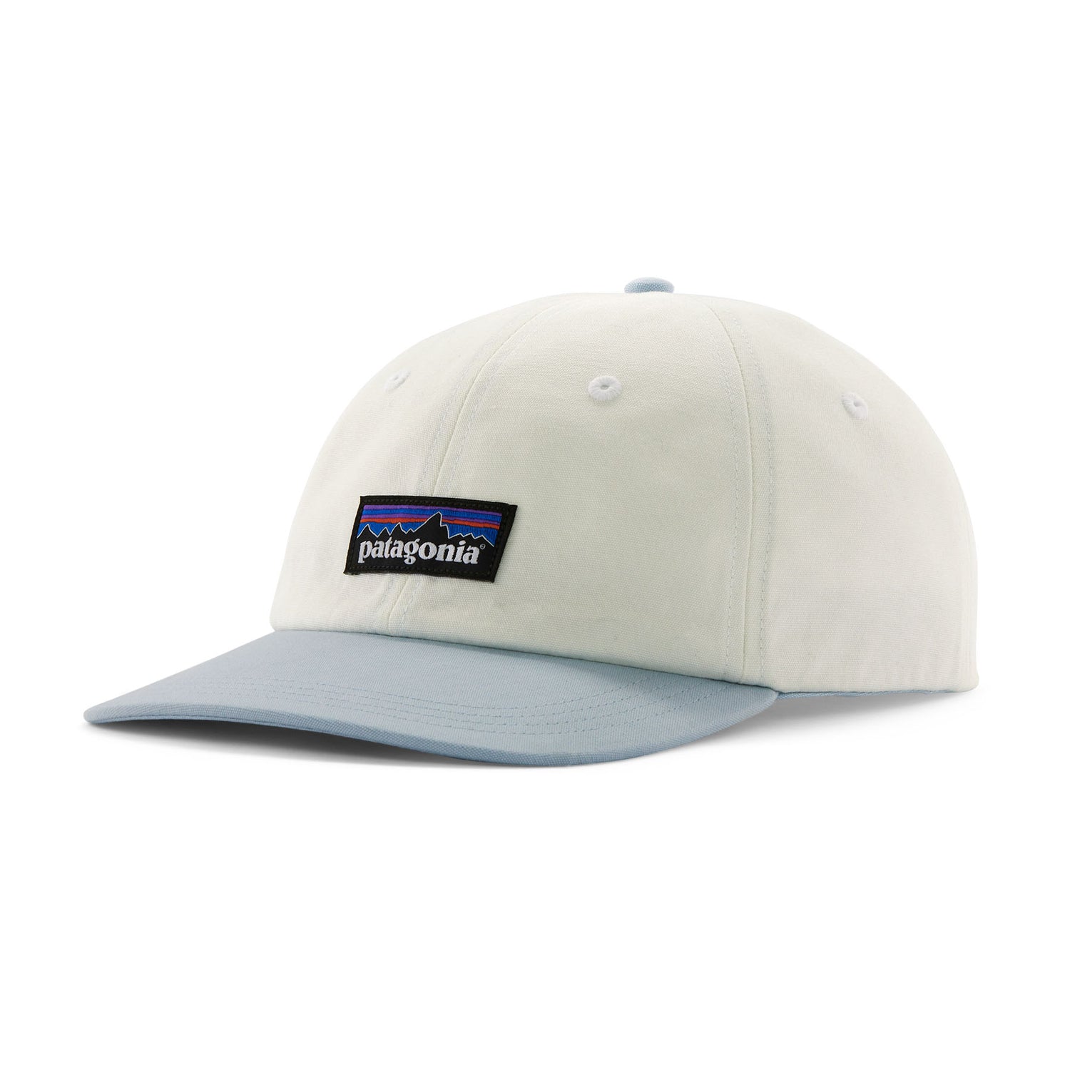 P-6 Label Trad Cap - Birch White W/Fleck Blue