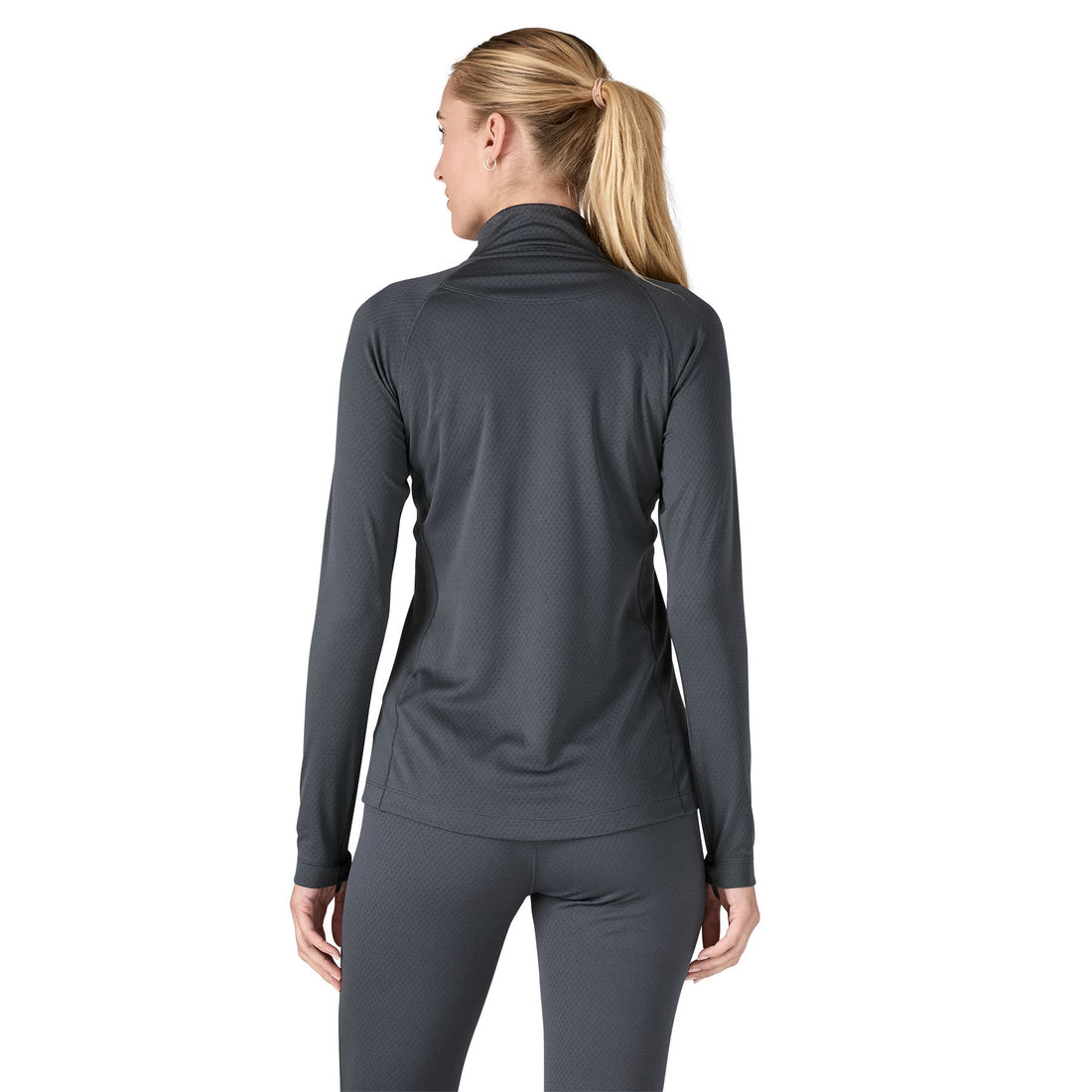 Capilene Midweight Zip Neck Womens - Smolder Blue