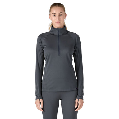 Capilene Midweight Zip Neck Womens - Smolder Blue