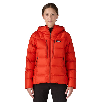 Fitz Roy Down Hoody Womens - Madder Red