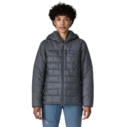 Hi-Loft Nano Puff Hoody Womens - Smolder Blue