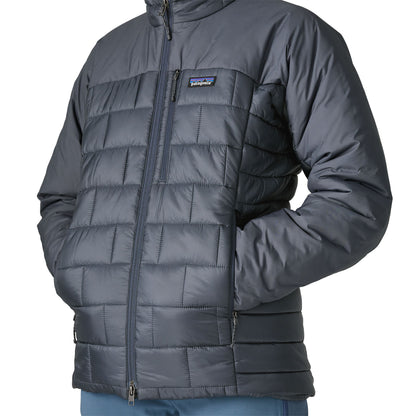Hi-Loft Nano Puff Hoody Womens - Smolder Blue