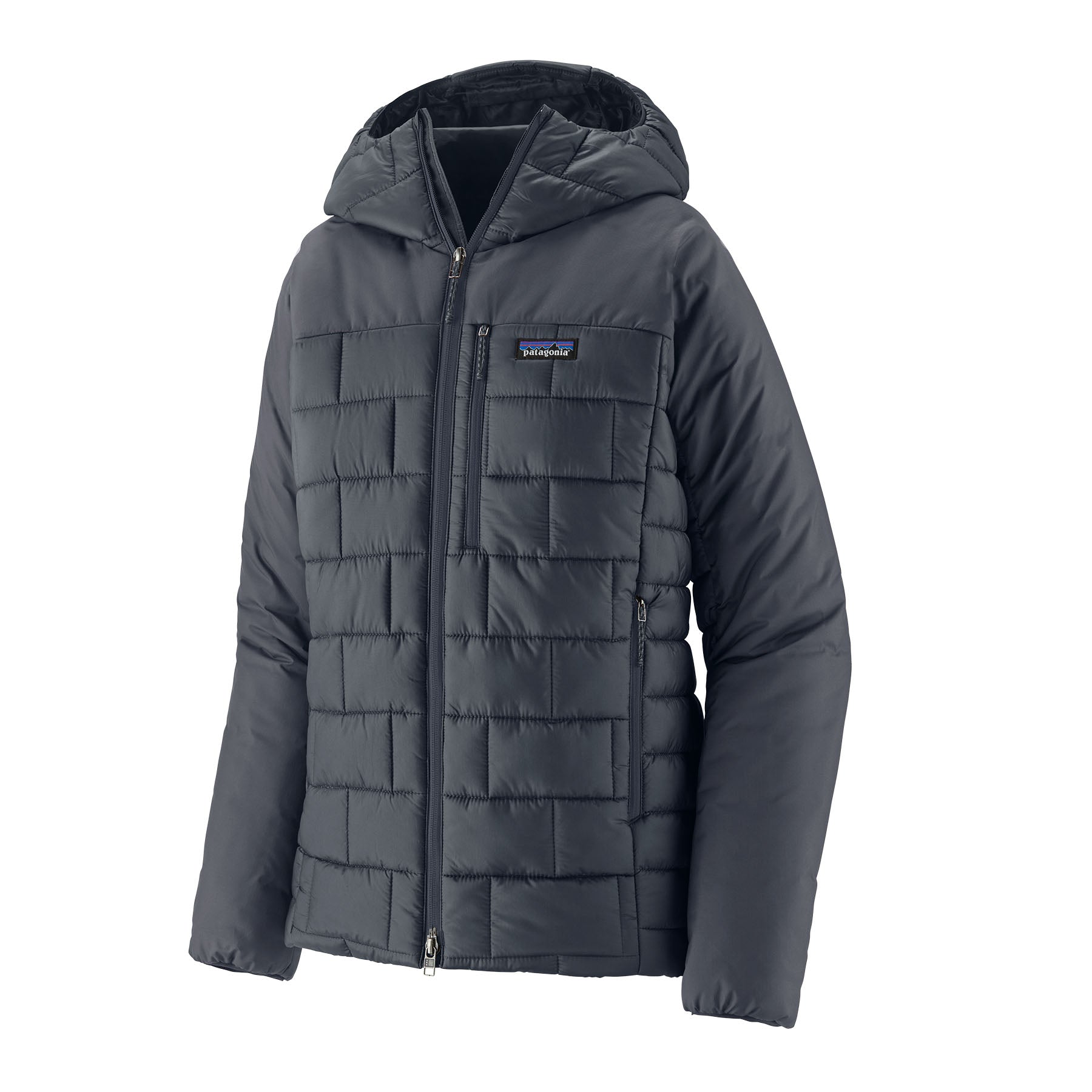 Hi-Loft Nano Puff Hoody Womens - Smolder Blue