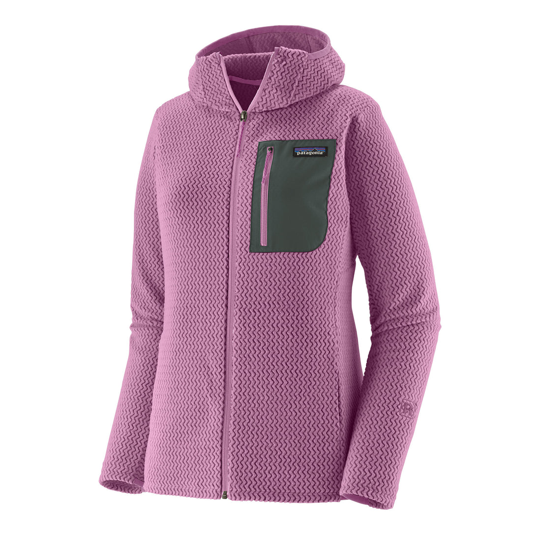 R1 Air Full-Zip Hoody Womens - Brisk Purple