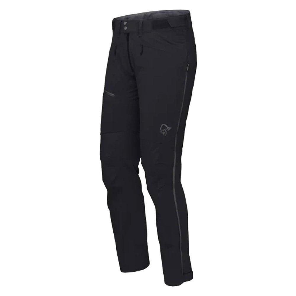 Falketind Flex1 Heavy Duty Pants Mens - Caviar/Zip Grey