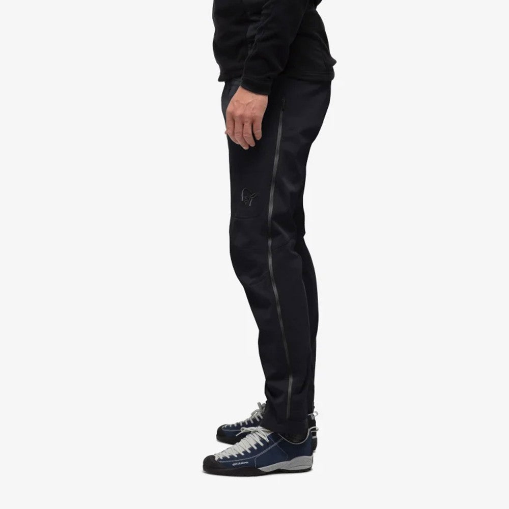 Falketind Flex1 Heavy Duty Pants Mens - Caviar/Zip Grey