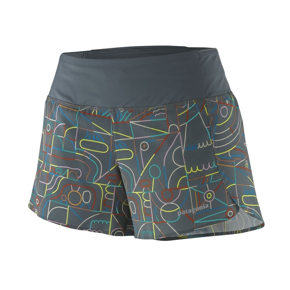 Strider Pro Shorts 3.5in Womens - Lose Yourself Outline:Nouveau Green