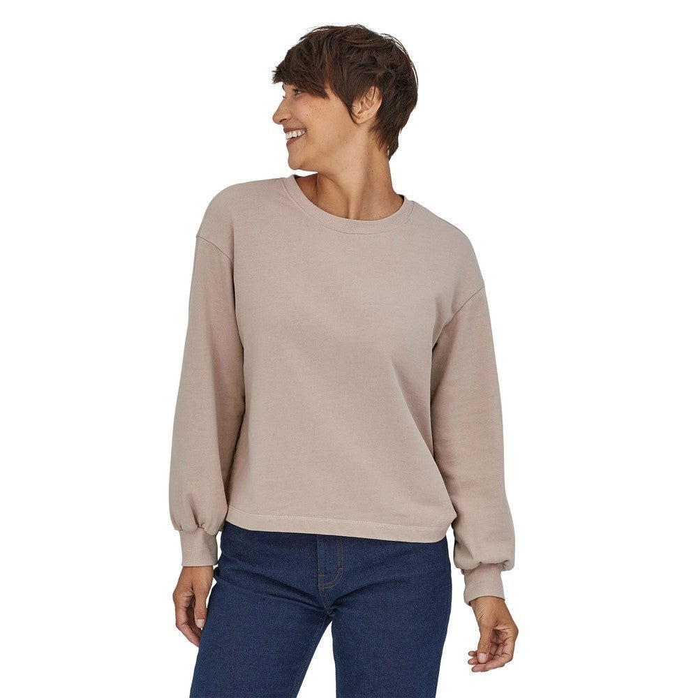 Regenerative Organic Certified Cotton Essential Pullover Womens - Shroom Taupe
