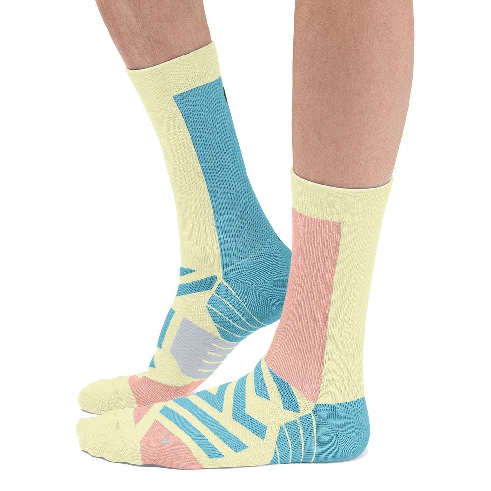 Performance High Sock Mens - Hay/Rose