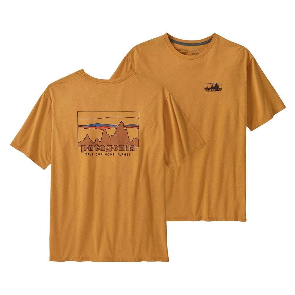 73 Skyline Organic T-Shirt Mens - Dried Mango