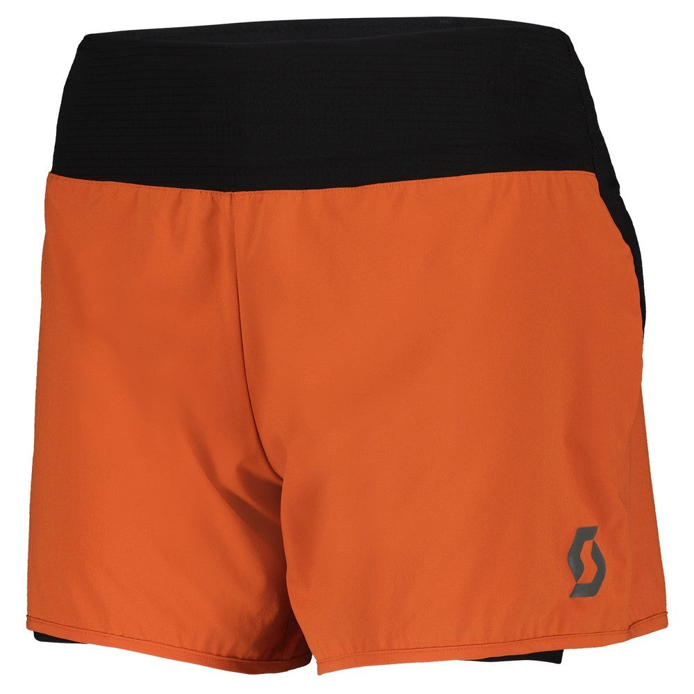 Endurance Tech Hybrid Shorts Womens - Braze Orange/Black