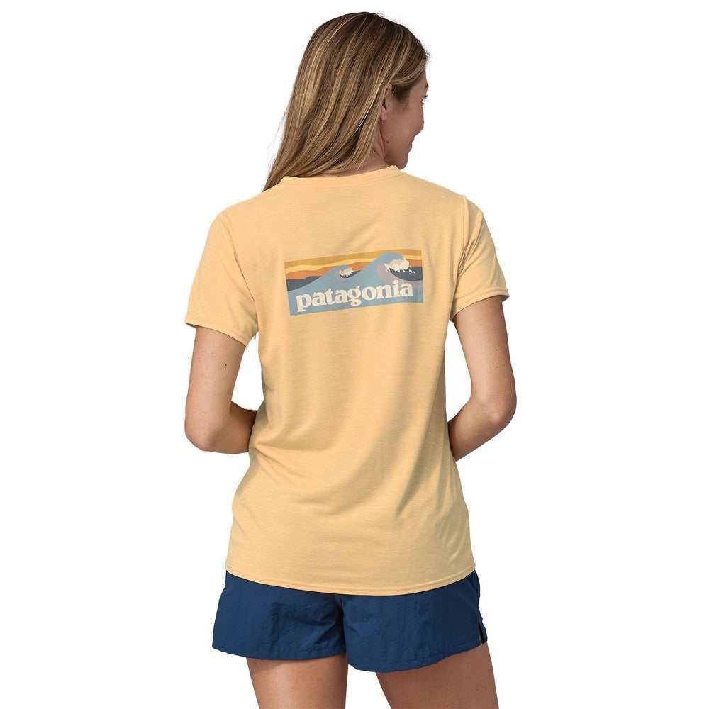 Cap Cool Daily Graphic Shirt Womens-Waters - Boardshort Logo: Sandy Melon X-Dye