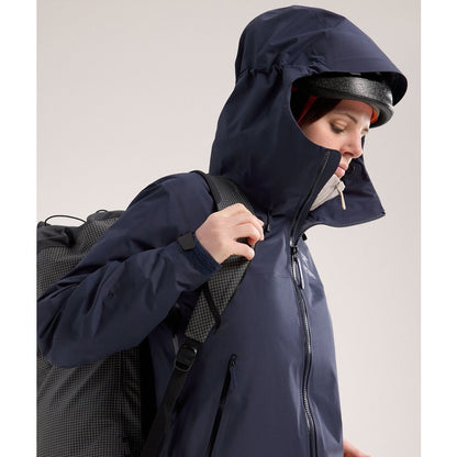 Beta AR Jacket Stormhood Womens - Black Sapphire