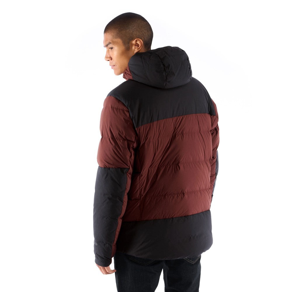 High-AF Down Stretch Parka Mens - Amaranth/Black