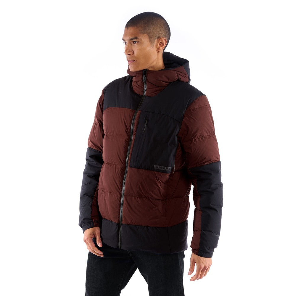 High-AF Down Stretch Parka Mens - Amaranth/Black